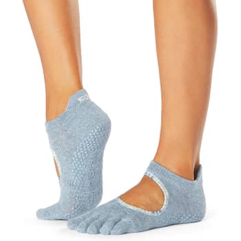 ToeSox Women's Ballerina Half Toe Grip Socks