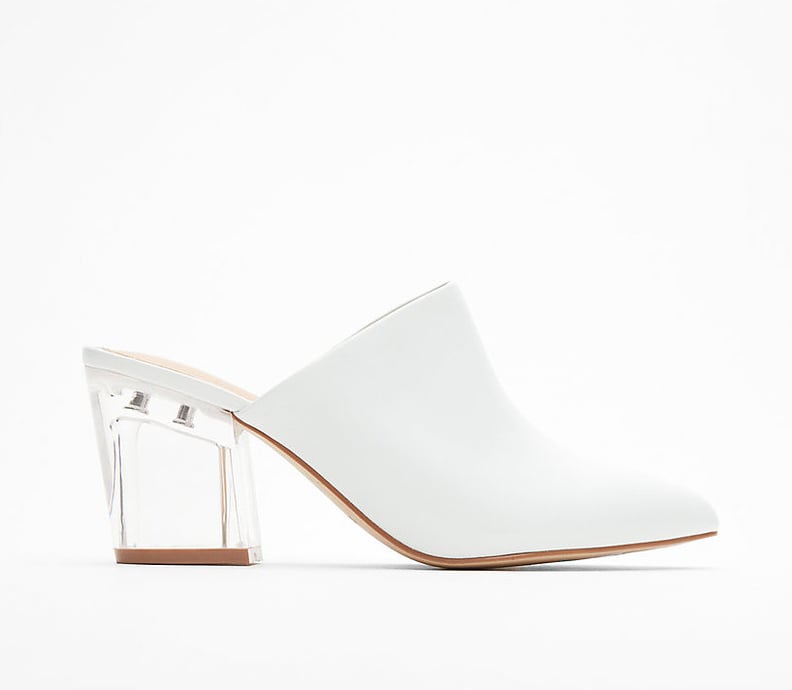 Express Clear-Heel Mules