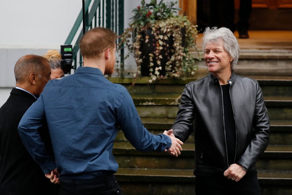 Prince Harry and Jon Bon Jovi Record at Abbey Road Studios