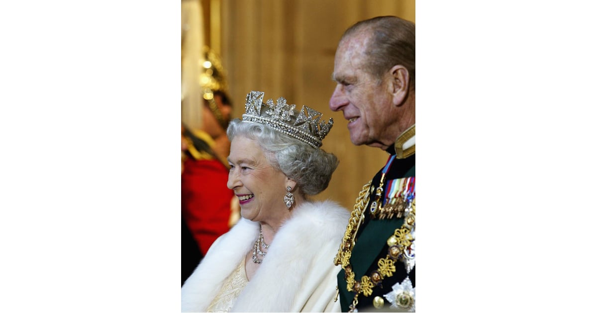 The Queen of England and her husband smiled at the state opening of Photos of Prince Philip