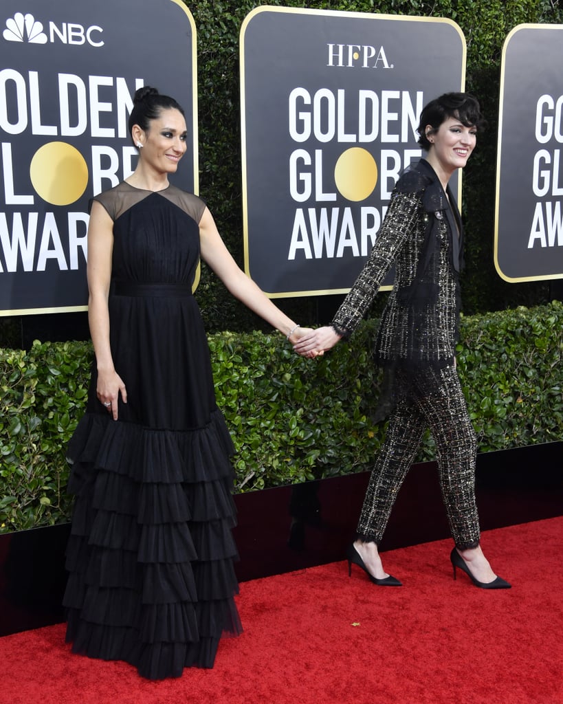 Sian Clifford and Phoebe Waller-Bridge at the 2020 Golden Globes
