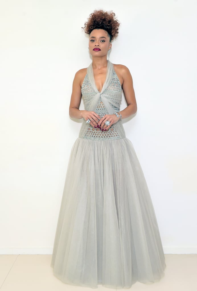 Andra Day's Chanel Dress at the 2021 Golden Globes | Photos
