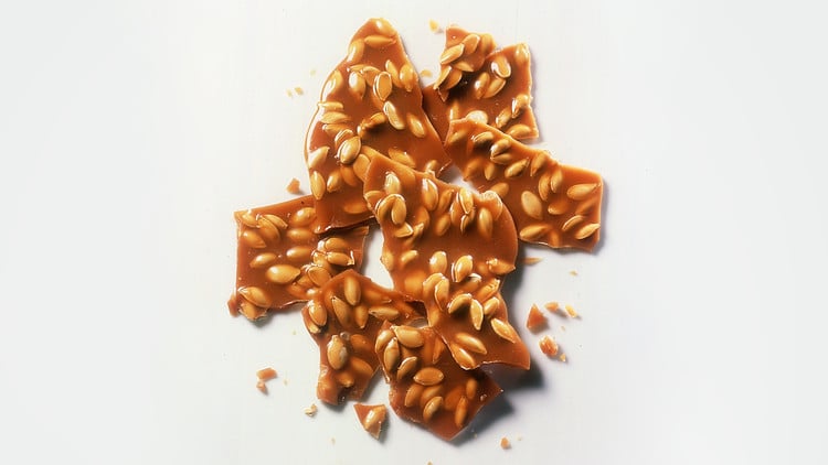 Spiced Pumpkin Seed Brittle