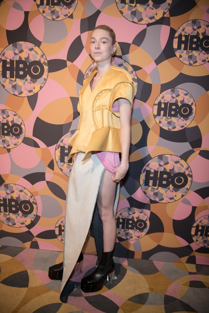 Hunter Schafer Wore a Bedazzled Finger at a Globes Party