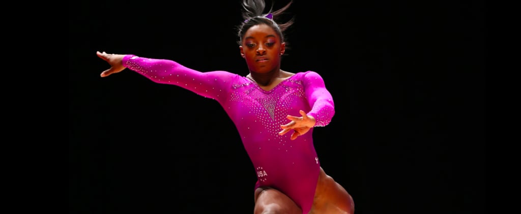 Gymnast Simone Biles Floor Routine
