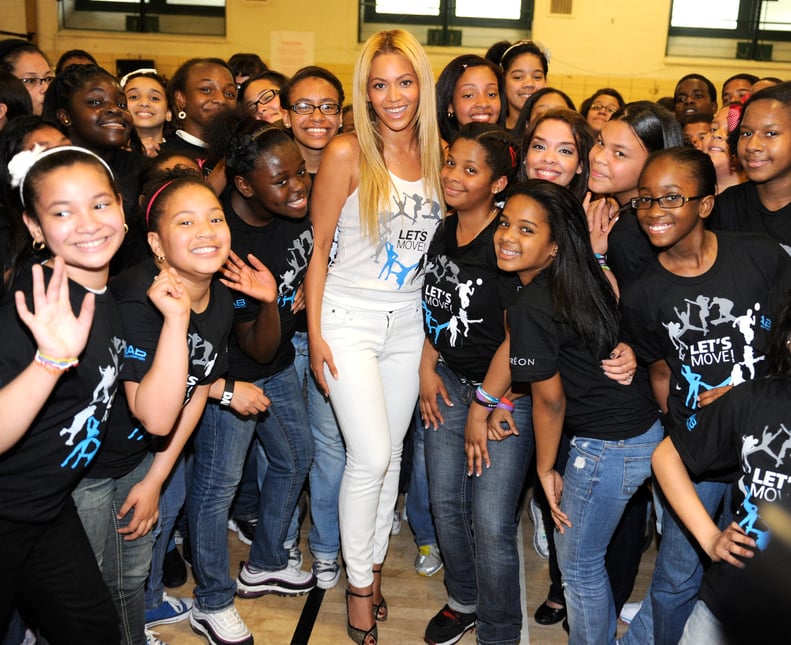 When Beyoncé Promoted Michelle's Let's Move! Campaign