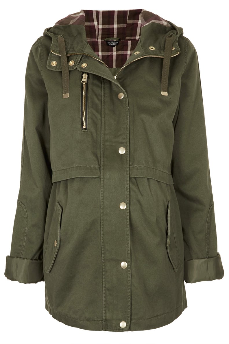 Topshop Hooded Parka