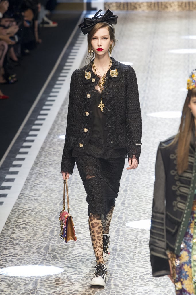 Dolce & Gabbana Fall 2017 Runway | POPSUGAR Fashion