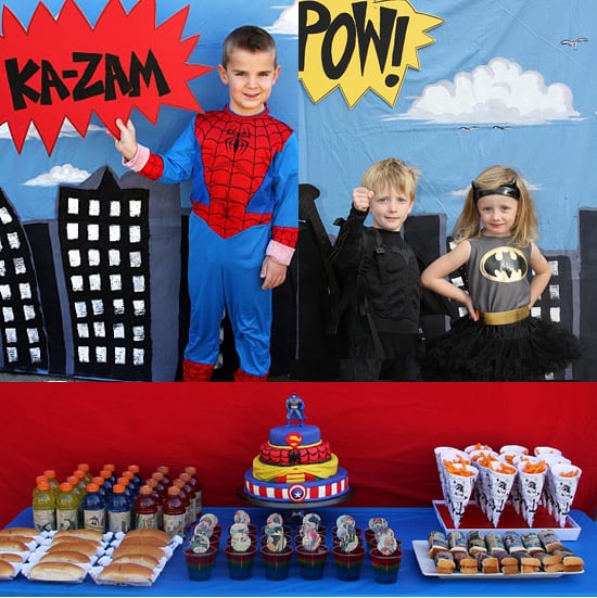 3 Year Old Superhero Birthday Party Ideas A Vintage Superhero Party | The Best Winter Birthday Party Themes | Popsugar Family Photo 9