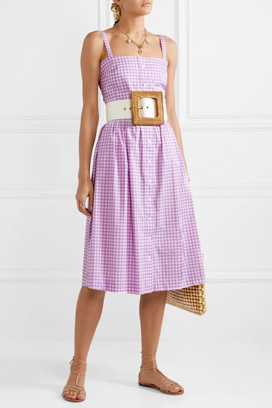 HVN Laura Gingham Cotton Dress