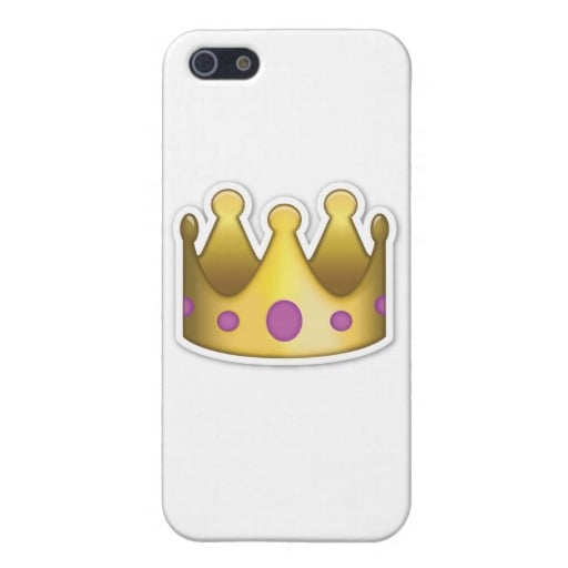 Emoji Crown Case For iPhone 5 Only ($30)