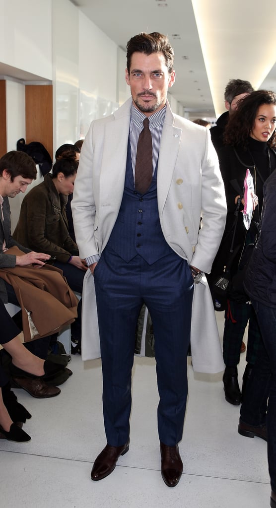 David Gandy at the Richard James London Men's Fashion Week show.