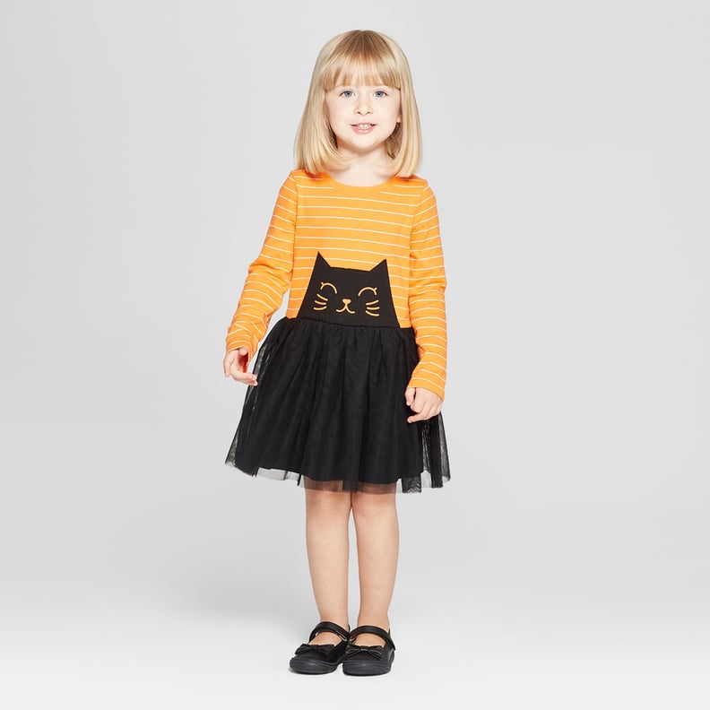 Cat & Jack Black Cat Dress