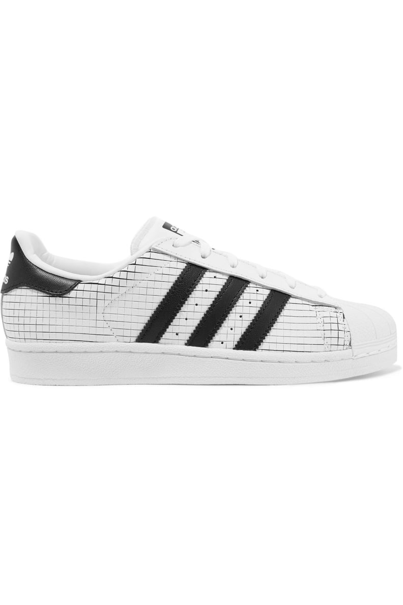 Adidas Superstar Scored Leather Sneakers