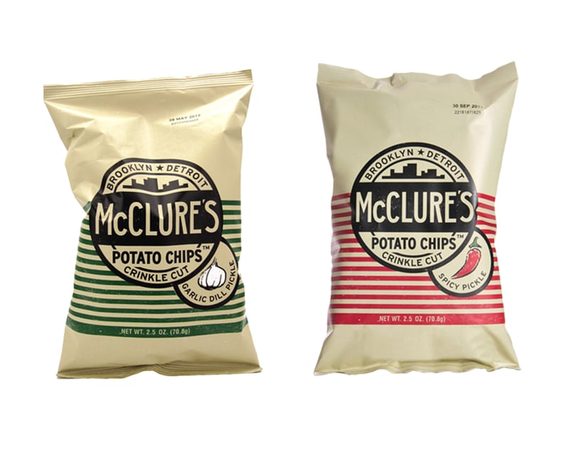 McClure's Garlic Dill Pickle and Spicy Pickle Potato Chips