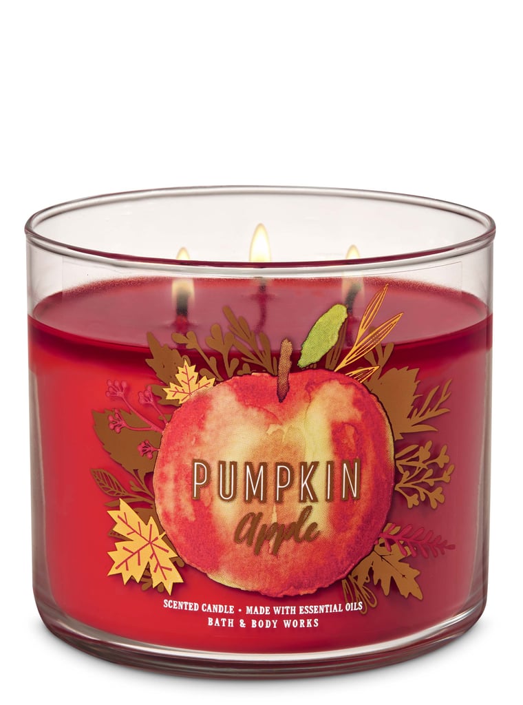 Bath and Body Works Pumpkin Apple 3-Wick Candle