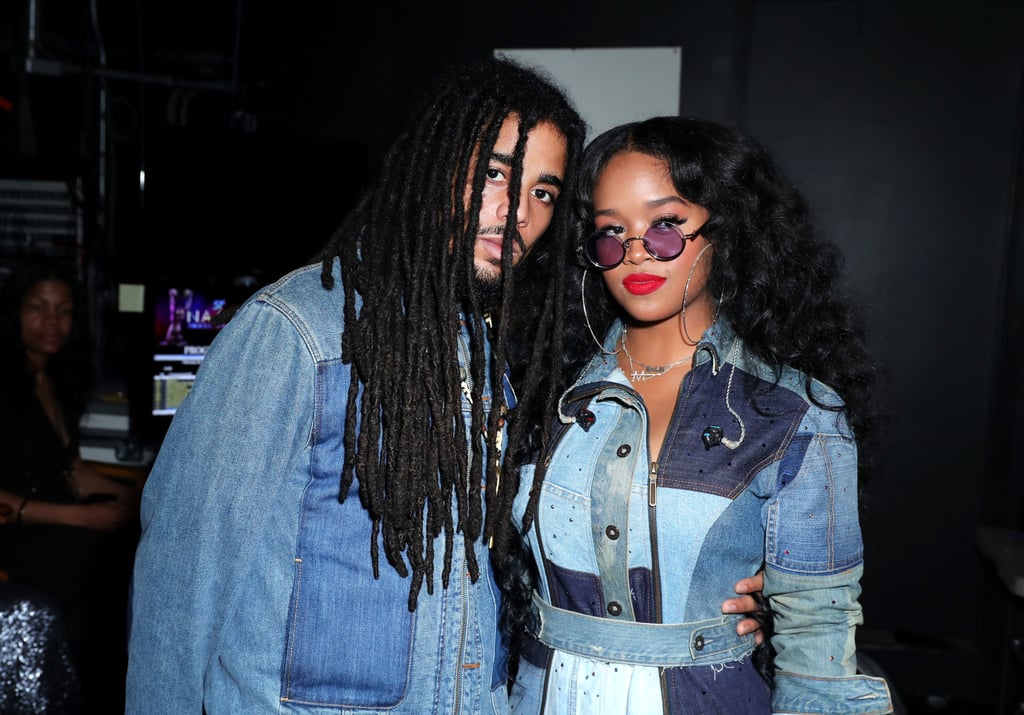 Skip Marley and H.E.R. at the 2020 NAACP Image Awards