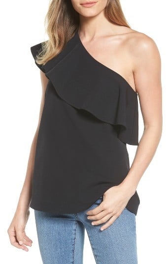 Pleione One-Shoulder Ruffle Top