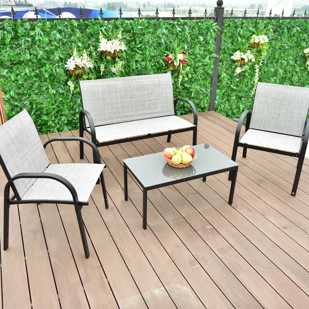 A Patio Set For Small Spaces: Costway Patio Furniture Set
