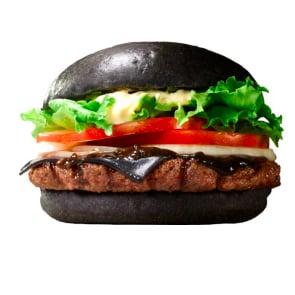 Burger King's Burger With Black Cheese