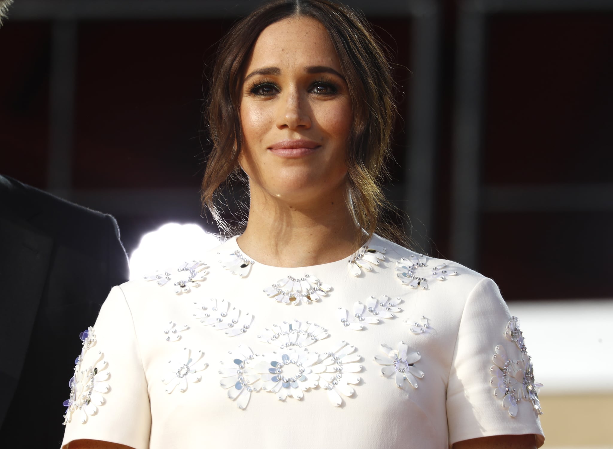 NEW YORK, NEW YORK - SEPTEMBER 25: Meghan, Duchess of Sussex speaks onstage during Global Citizen Live, New York on September 25, 2021 in New York City. (Photo by John Lamparski/Getty Images,)