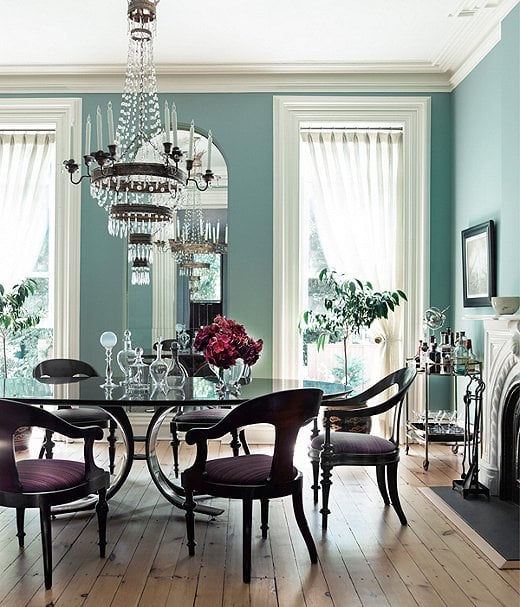 Coastal-Blue Dining Rooms