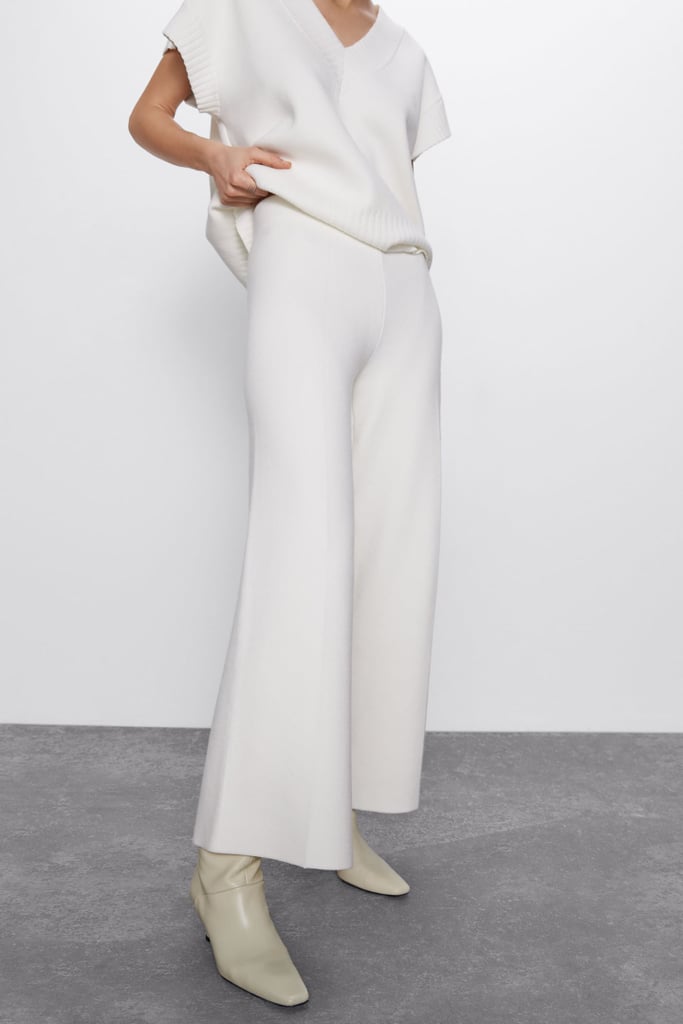 Zara Wide Leg Knit Pants