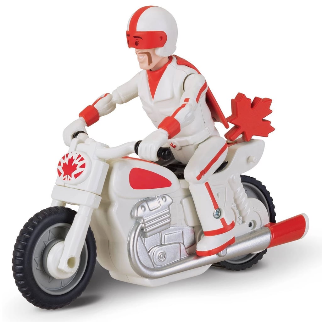 Disney Pixar Toy Story 4 Pull 'N Go Duke Caboom With Motorcycle