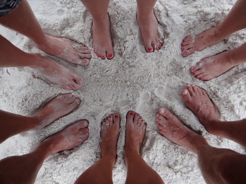 Feet in the Sand