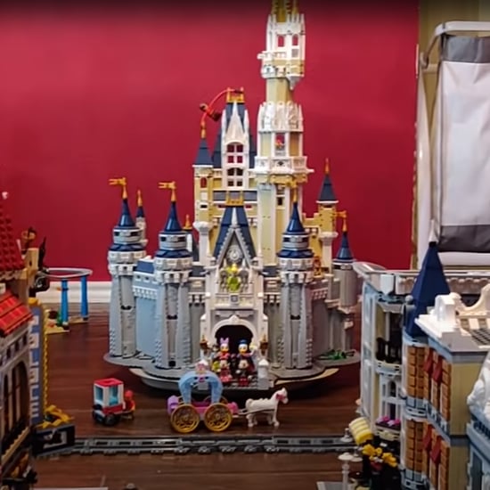 Dad Builds Miniature Lego Disneyland Theme Park | Video