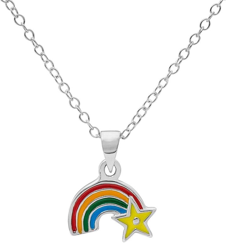 Rainbow Pendant Necklace