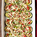 Philly Cheesesteak Courgette Boats