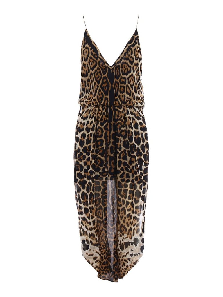Saint Laurent Leopard Print Dress