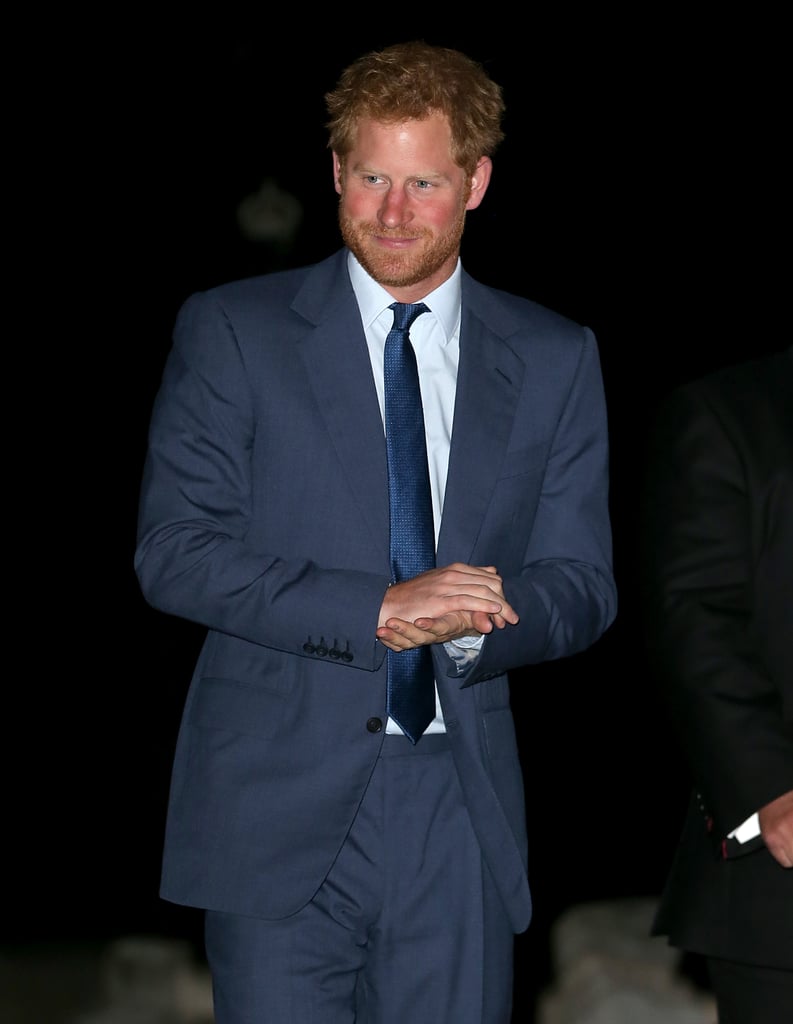 Prince Harry at the Rugby Welcome Party in London 2015