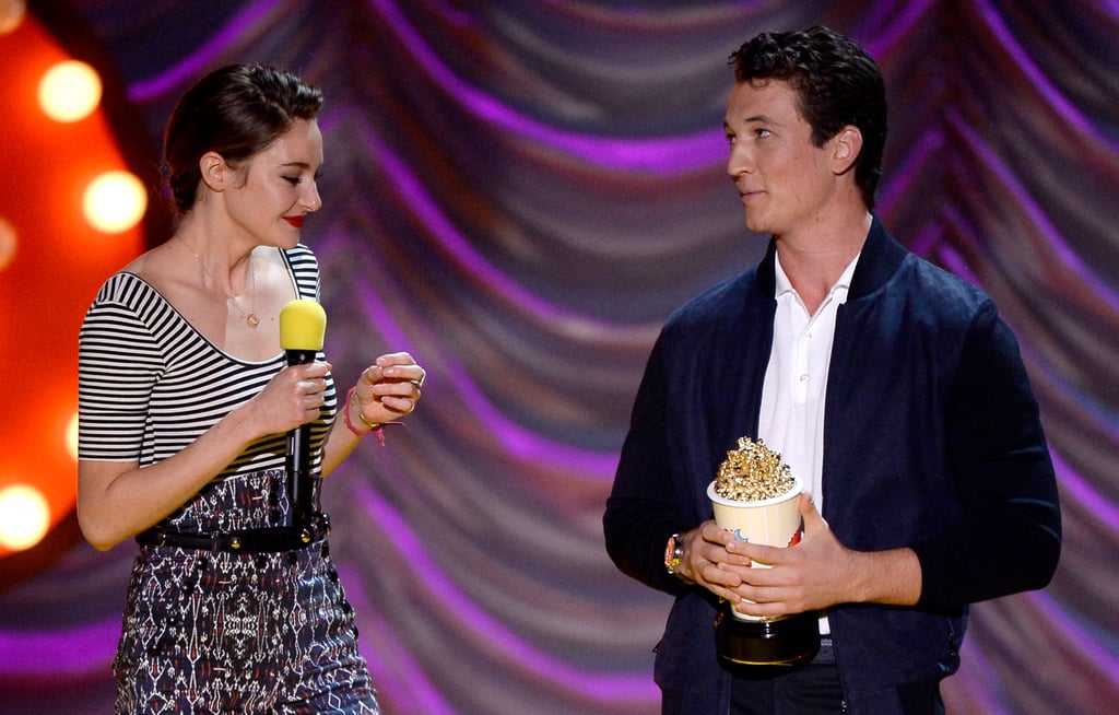 Shailene Woodley at the MTV Movie Awards 2015