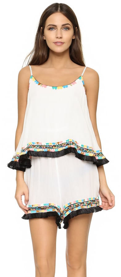 Pia Pauro Fiesta Beach Romper ($275)