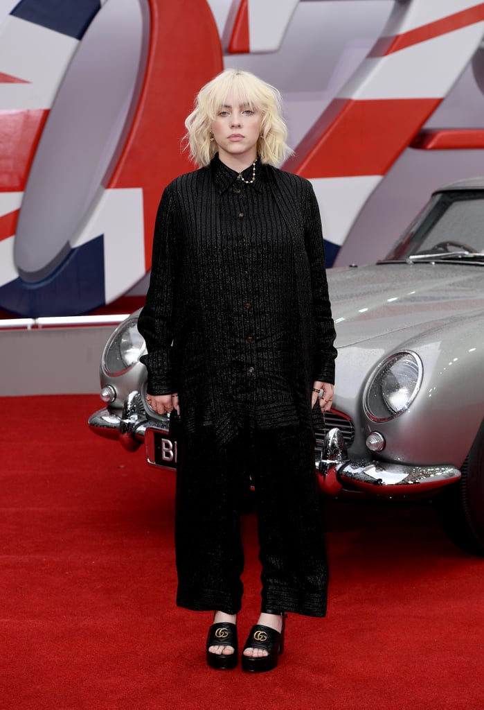 Billie Eilish Wearing Gucci at the "No Time To Die" Premiere
