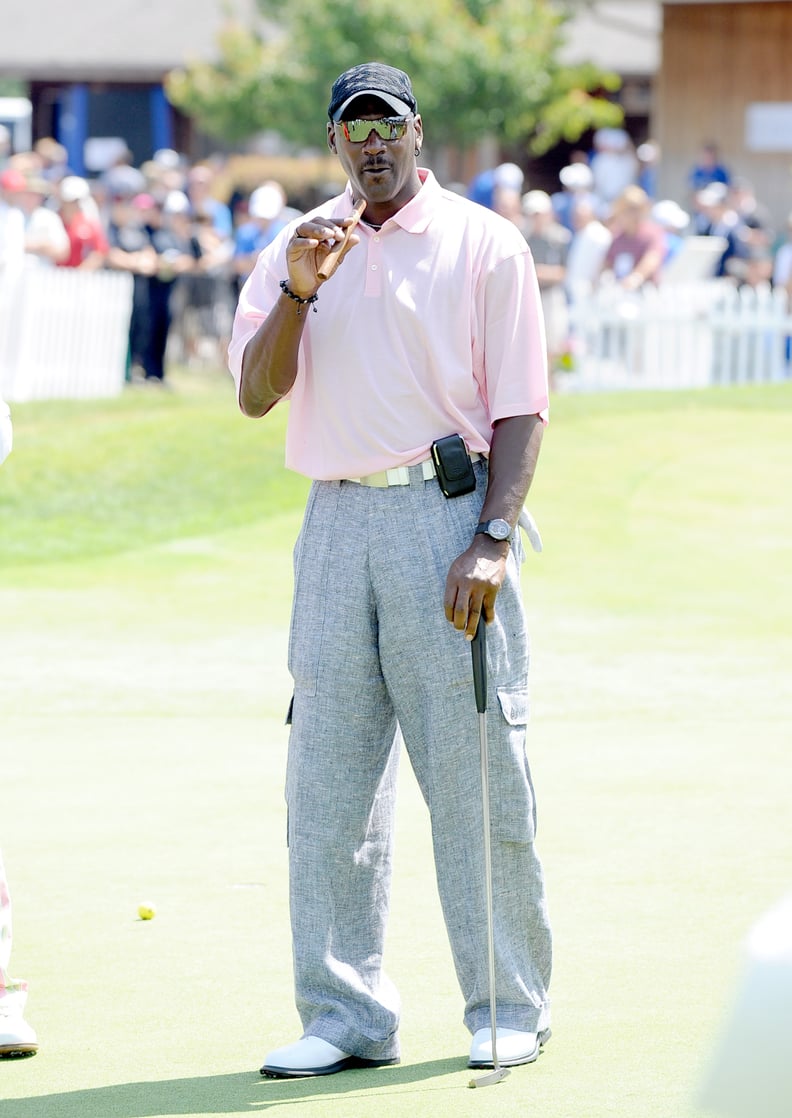 Michael Jordan's golf course fashion faux pas