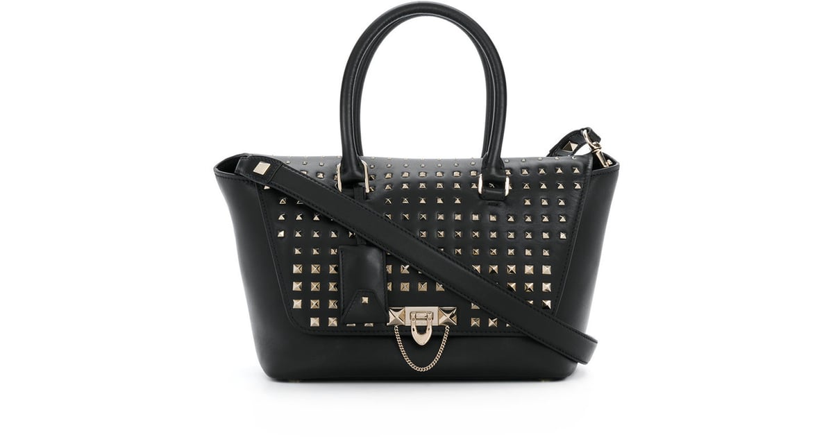Angelina's Exact Valentino Bag | Angelina Jolie Studded ...