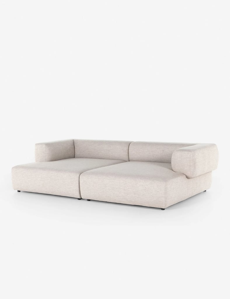 A Couch With Deep Cushions: Lulu and Georgia Haruka Chaise Sectional Sofa