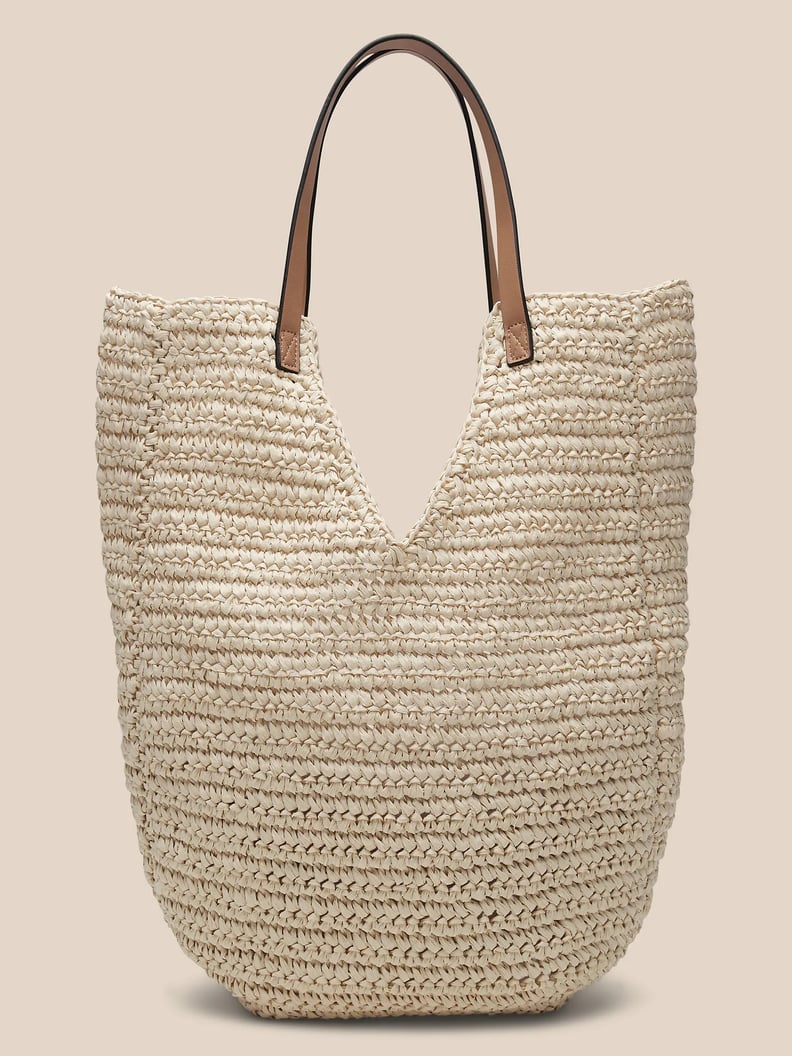 Banana Republic Factory Store Modern Straw Tote