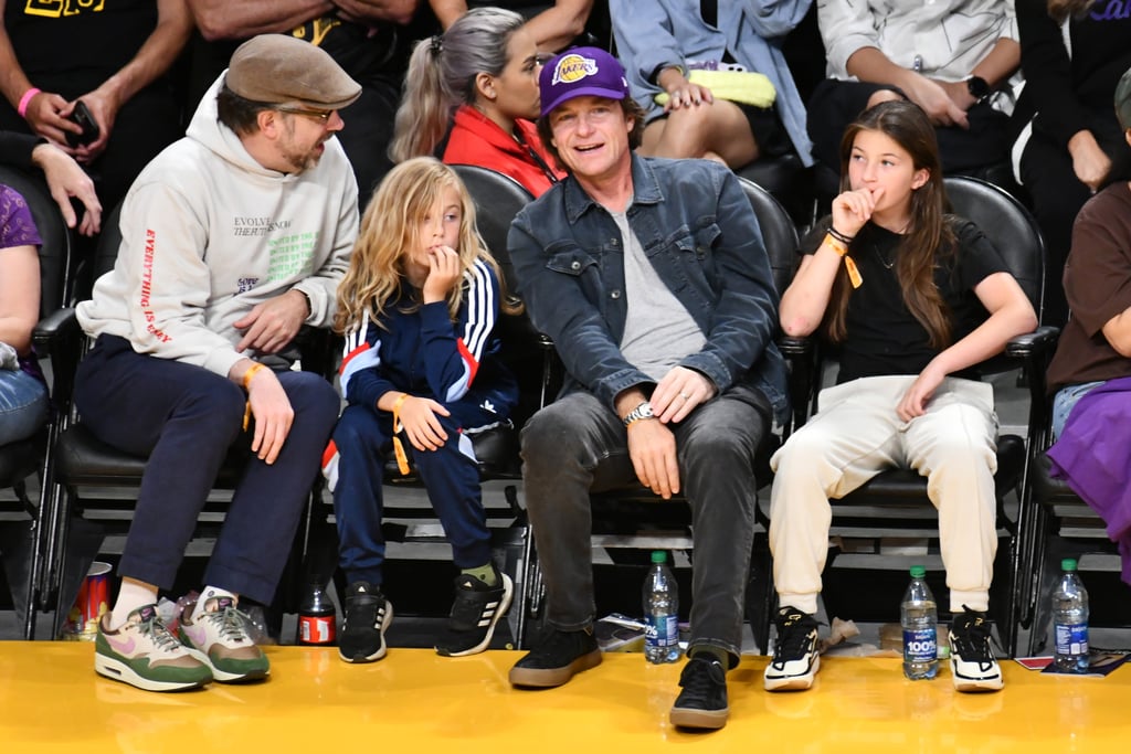 Jason Sudeikis, Jason Bateman, and Their Kids at the Lakers vs. Nuggets Game