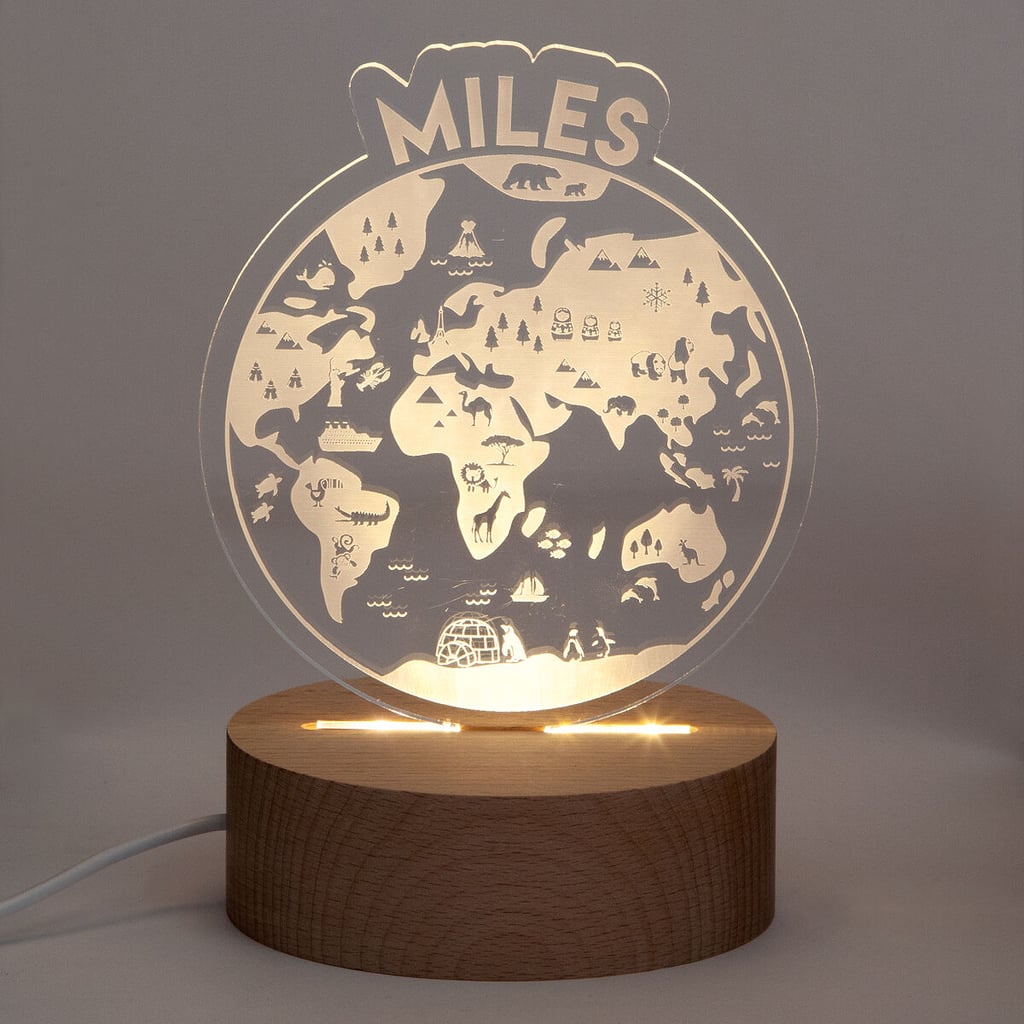A Personalized Gift For 10-Year-Olds: Uncommon Goods Earth and Space Nightlight