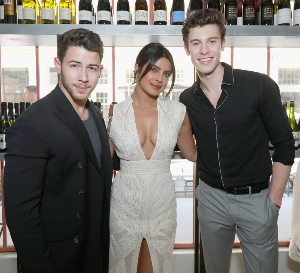 Shawn Mendes, Nick Jonas, and Priyanka Chopra