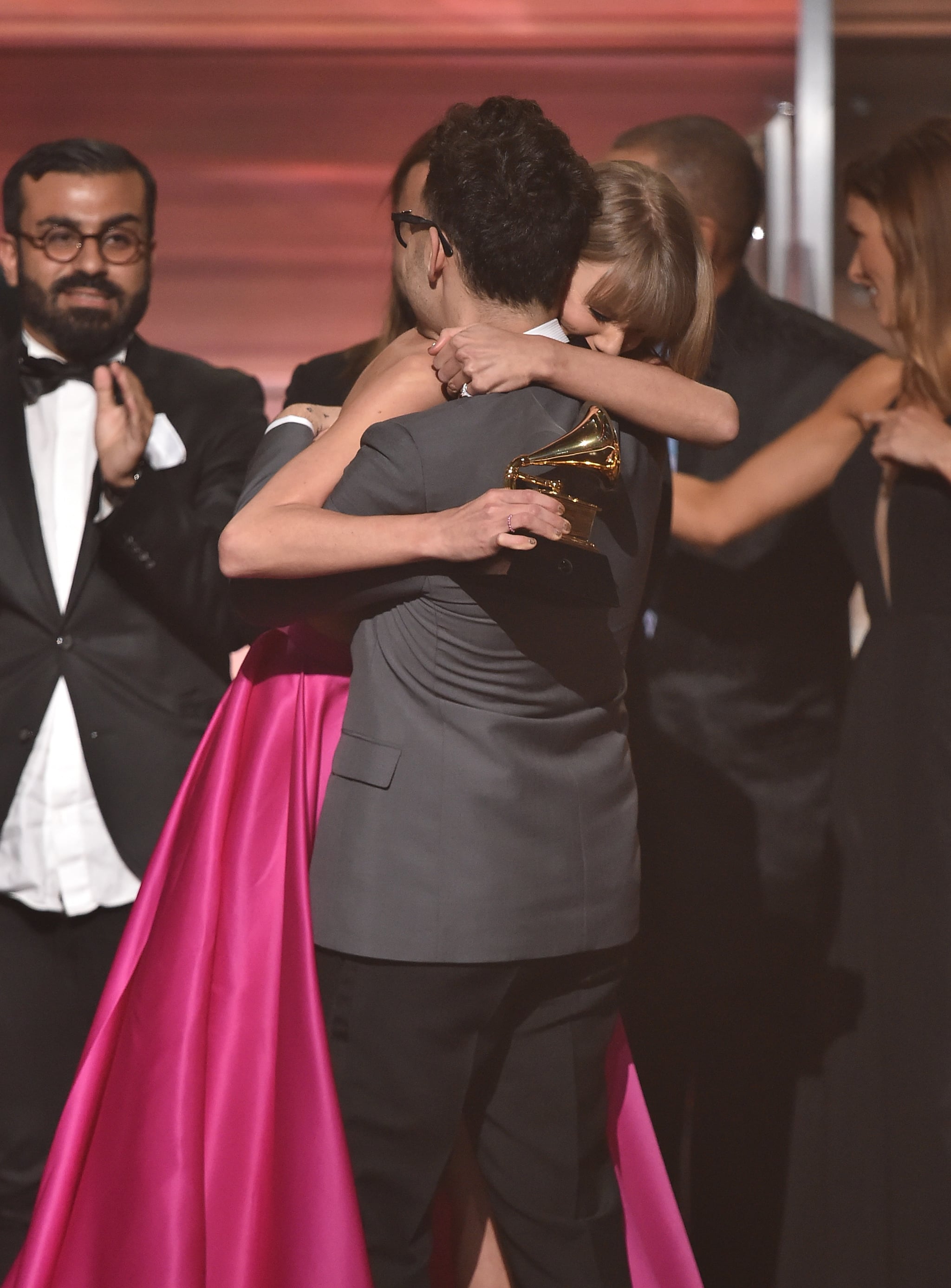 Jack Antonoff 45 Celebrities Who Can T Believe They Re Hugging Taylor Swift Popsugar Celebrity Photo 33