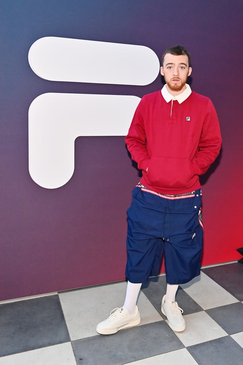 Angus Cloud at the Fila Spring 2022 Show in Los Angeles, March 2022