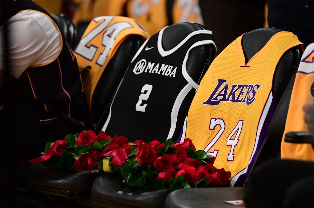 Seats With Kobe and Gigi's Jerseys Are Left Empty