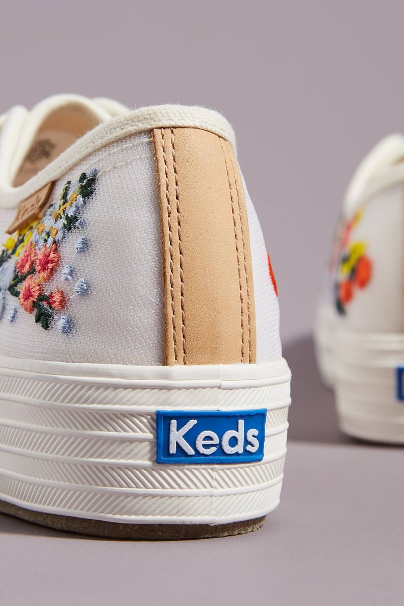 Keds Embroidered Platform Sneakers