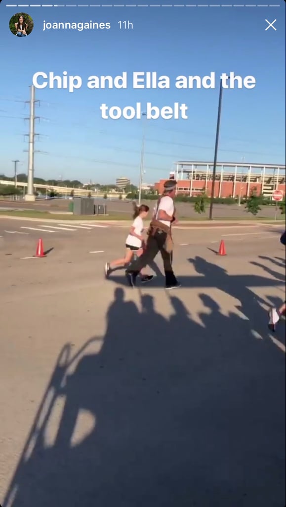 Joanna Gaines Supporting Chip For His First Marathon