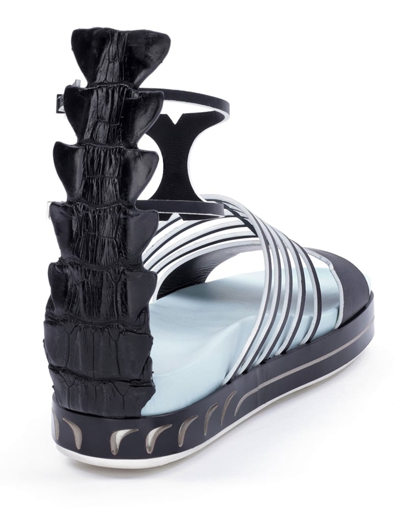 Fendi Flat Cage Sandals